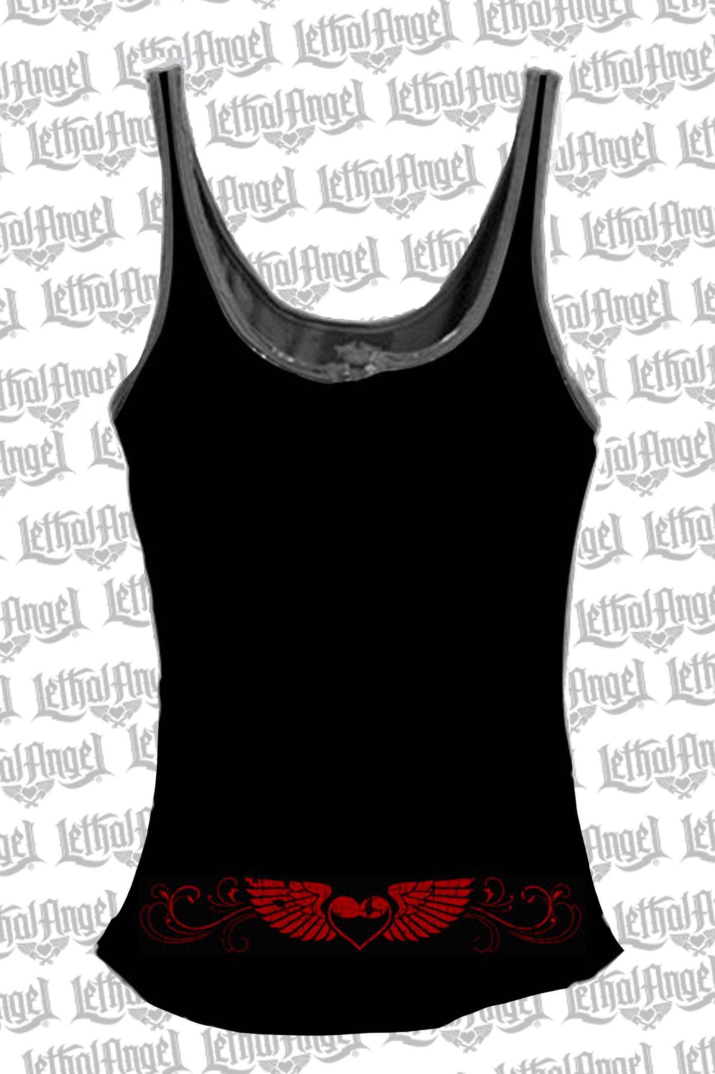 Born Free Eagle Lace Up Tank Top