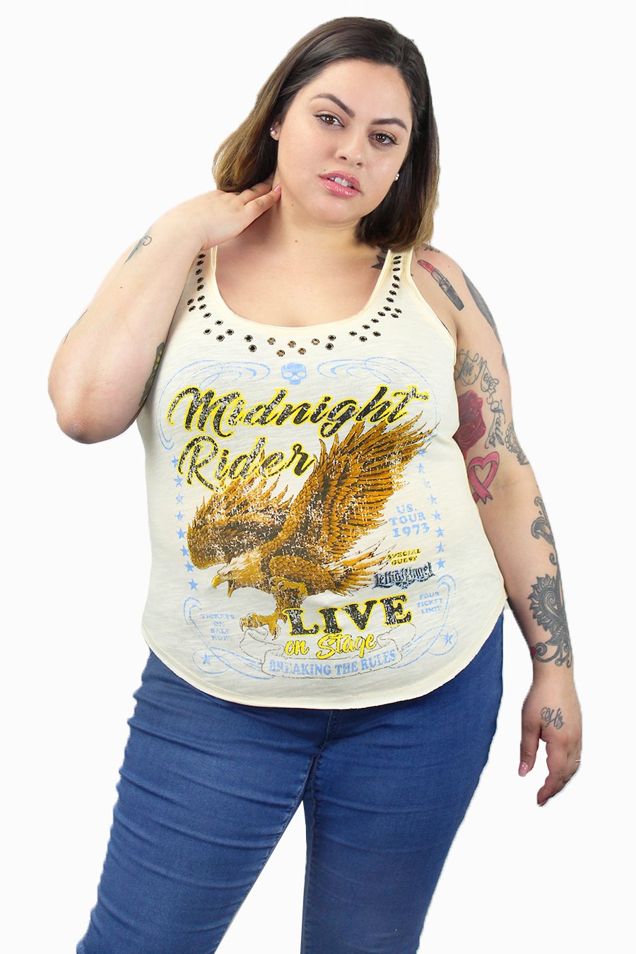 Midnight Rider Tank Top (CURVY SIZES AVAILABLE)