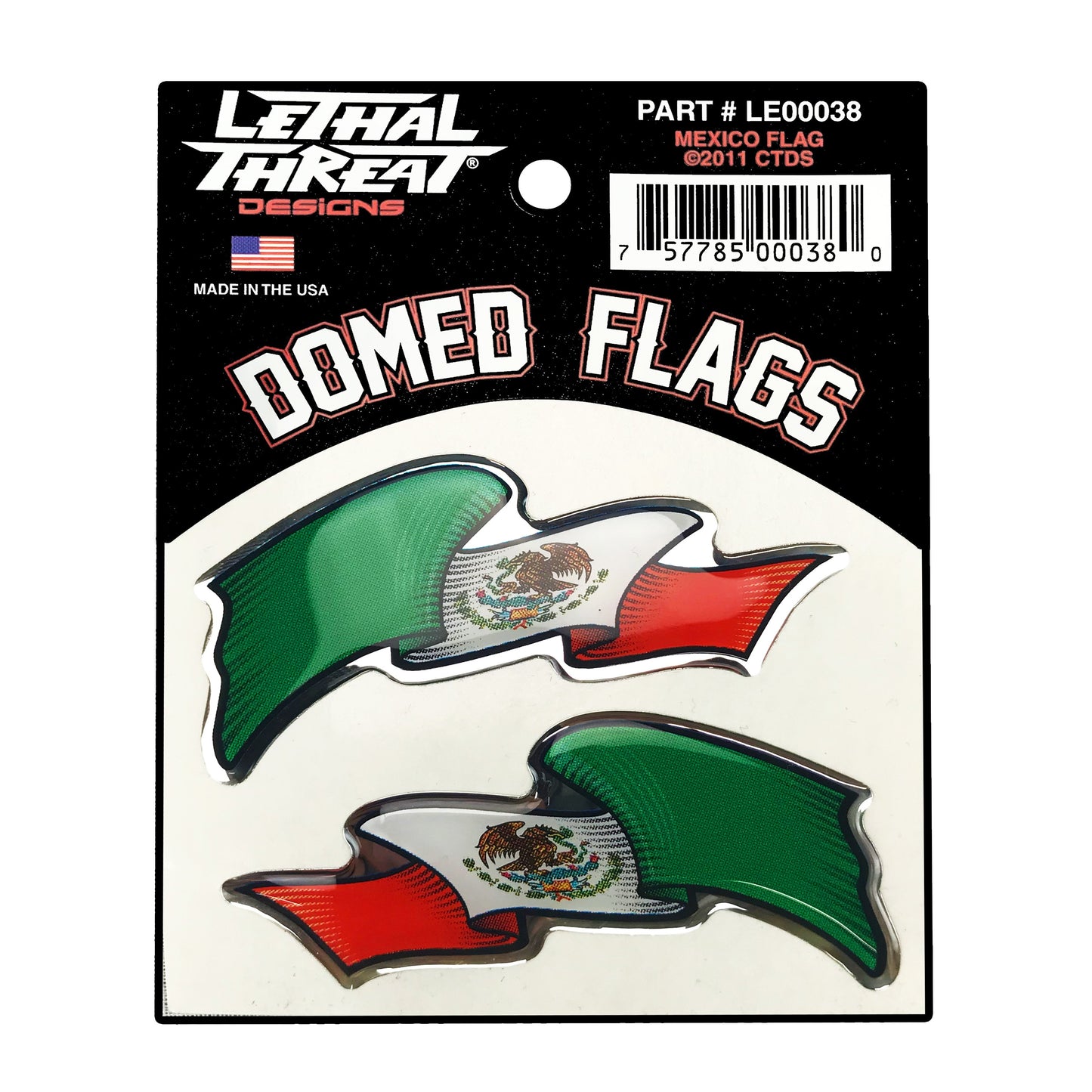 Domed Flags: Mexican Flags