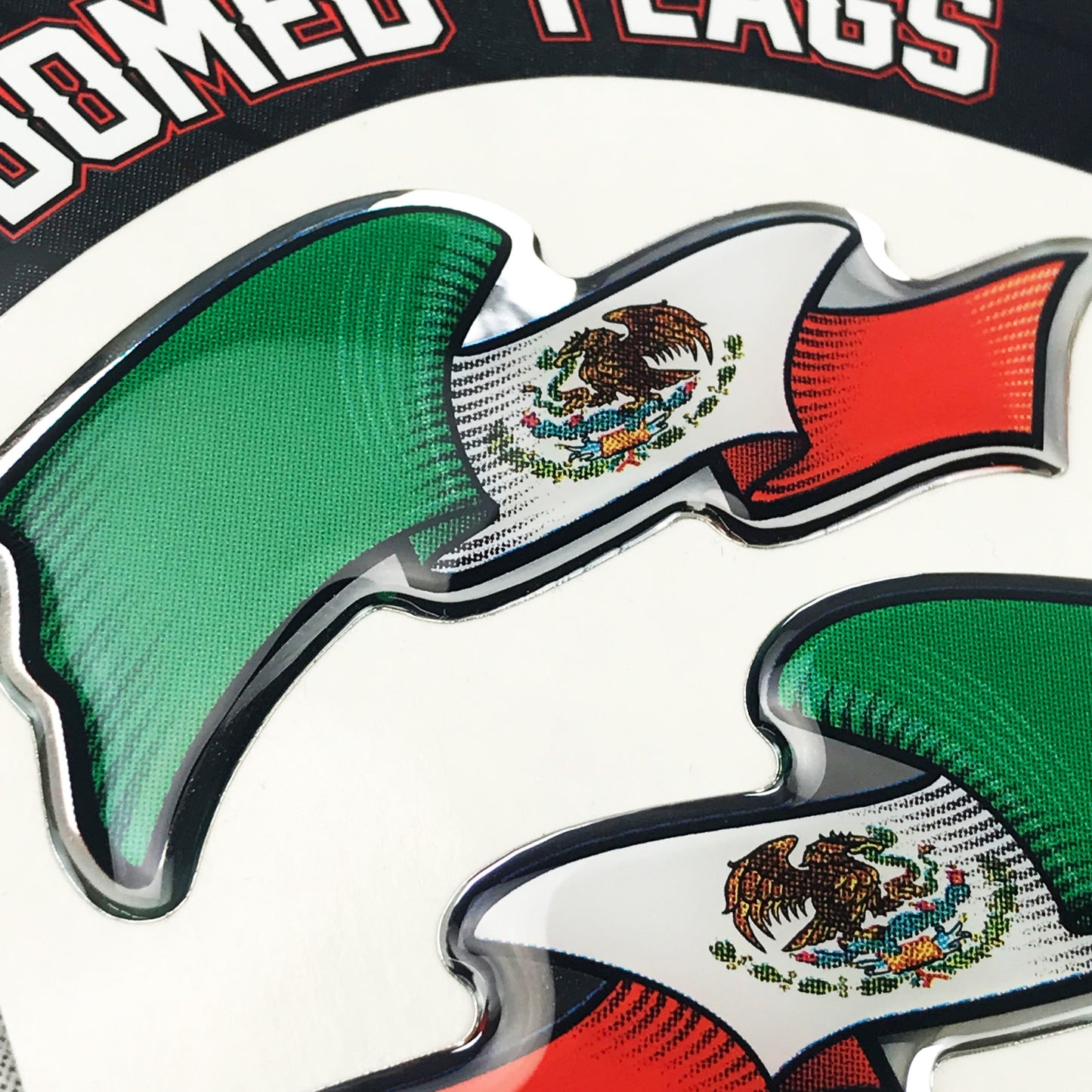 Domed Flags: Mexican Flags