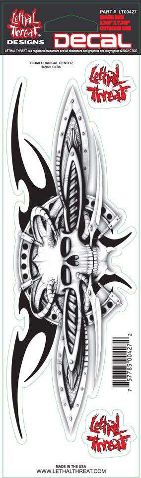 Bio Mech Center Decal