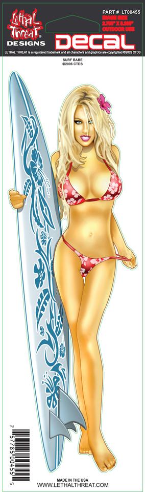 Surf Babe Decal