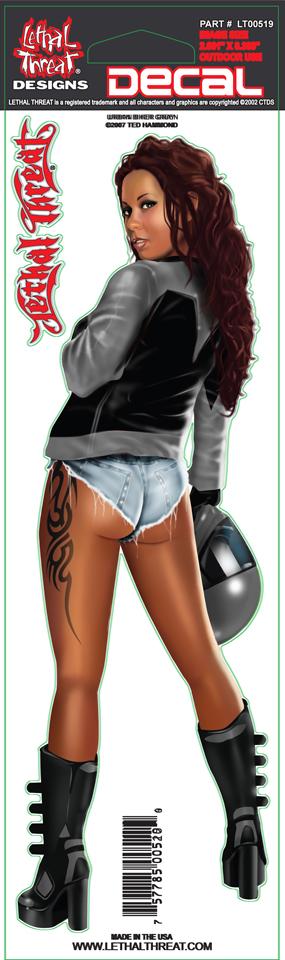 Urban Biker Gray Decal