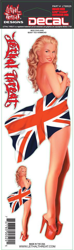 Miss England Decal