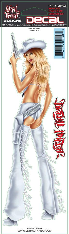 Ranger Babe Decal