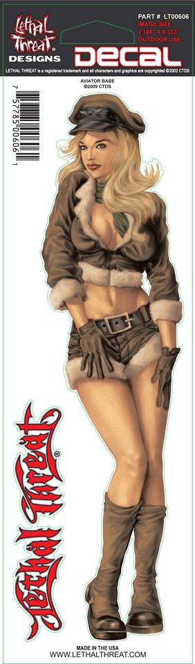 Aviation Babe Decal