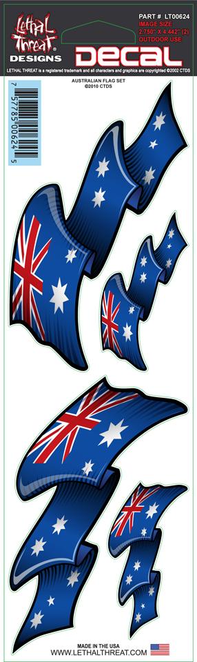 Australian Flag Set Decal