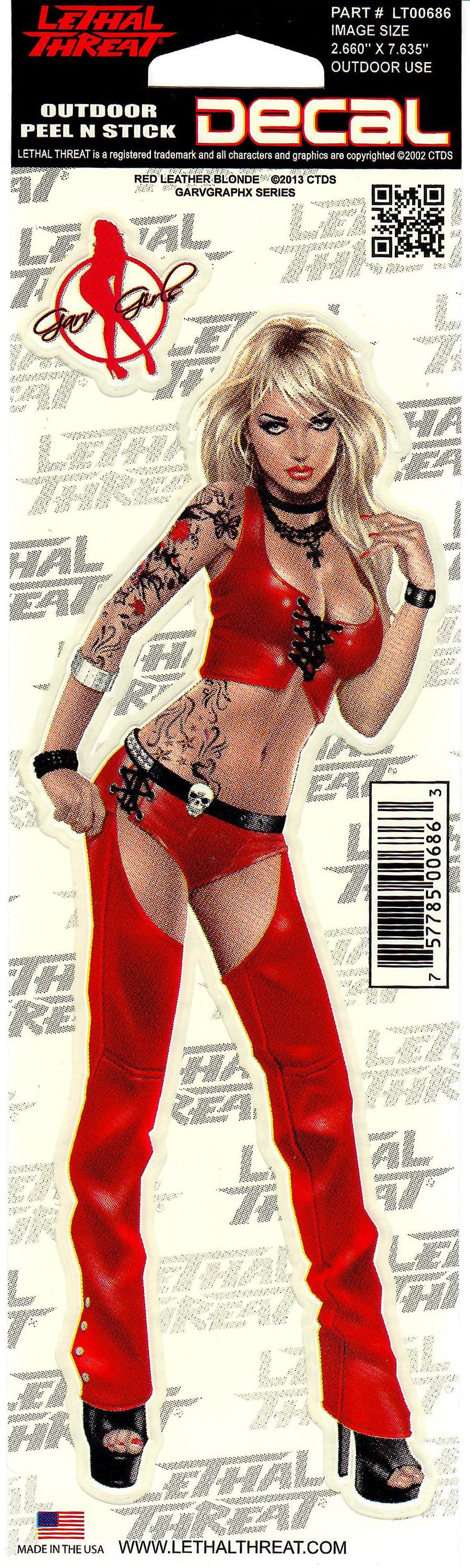 Red Leather Blonde