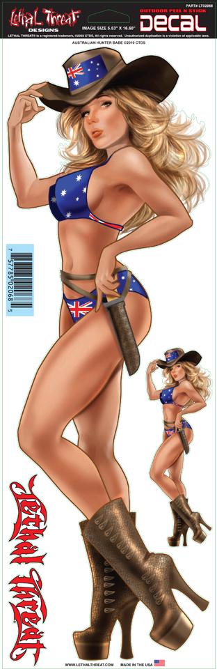 Australian Hunter Large Decal