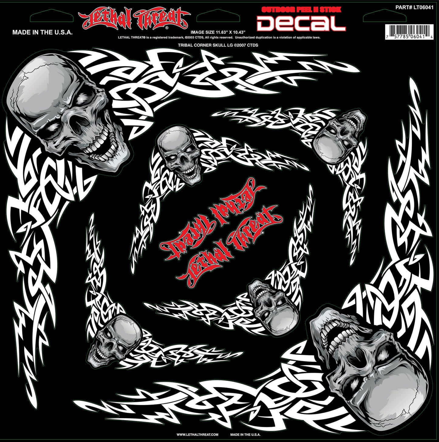 Tribal Corner Skull LG