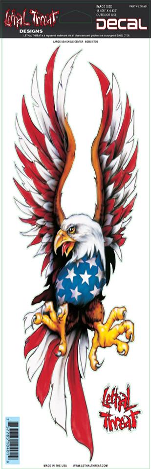Center USA Eagle Large Decal
