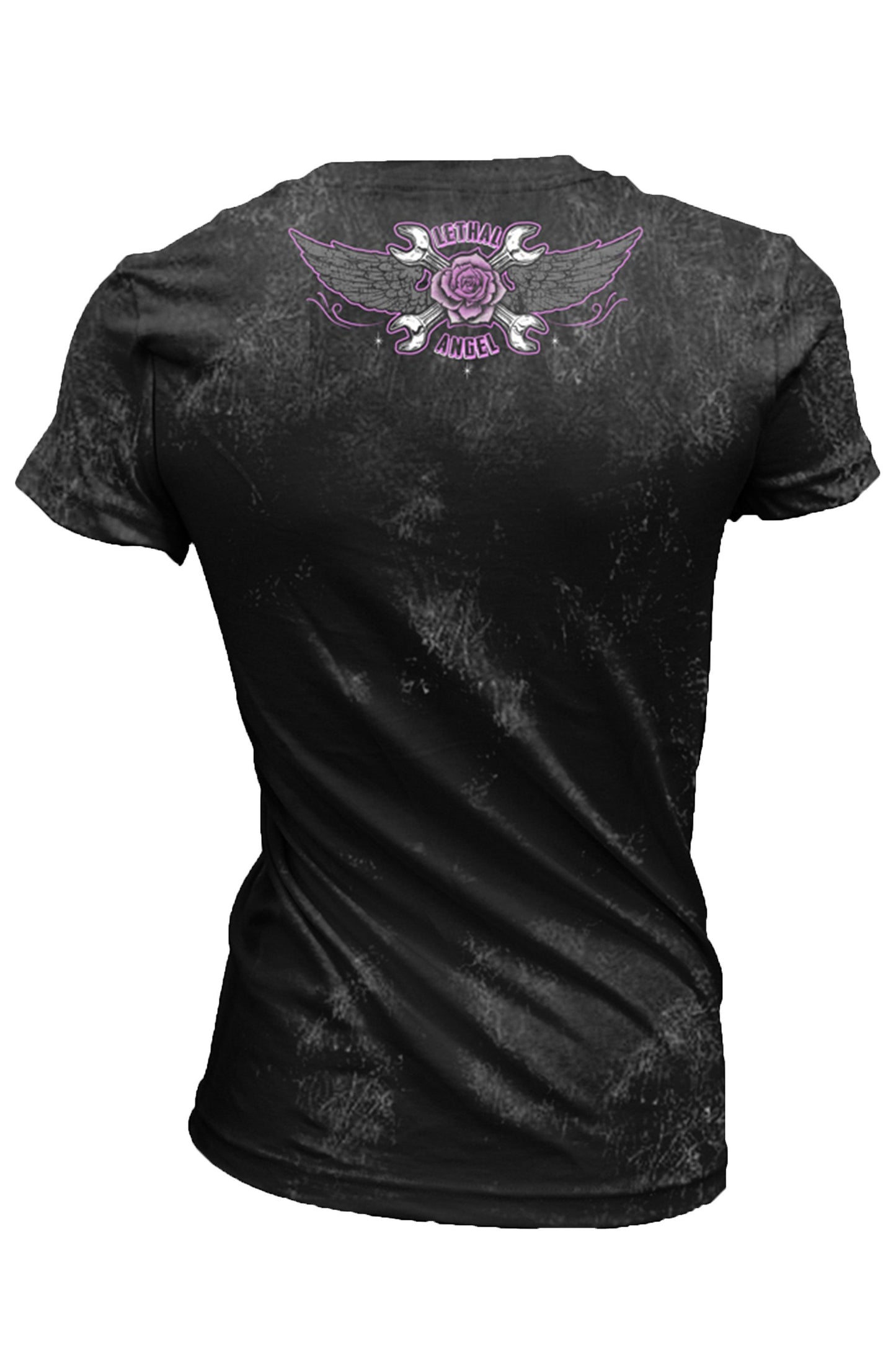 Hot Rod Romance V-Neck Tee Shirt