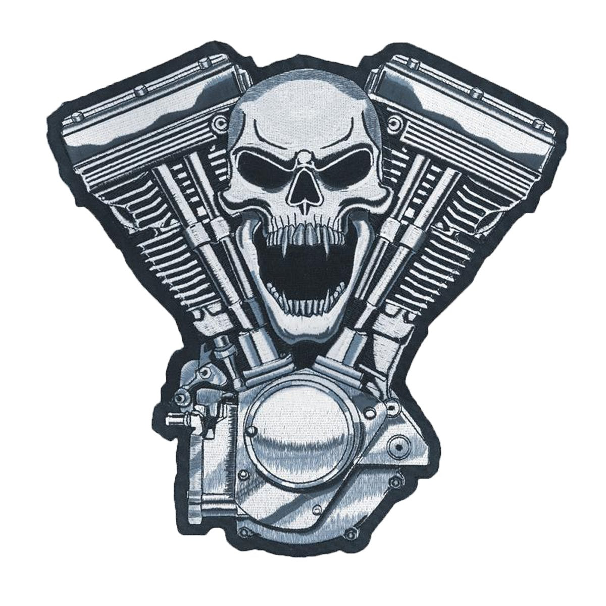 Skull Motor Large Patch