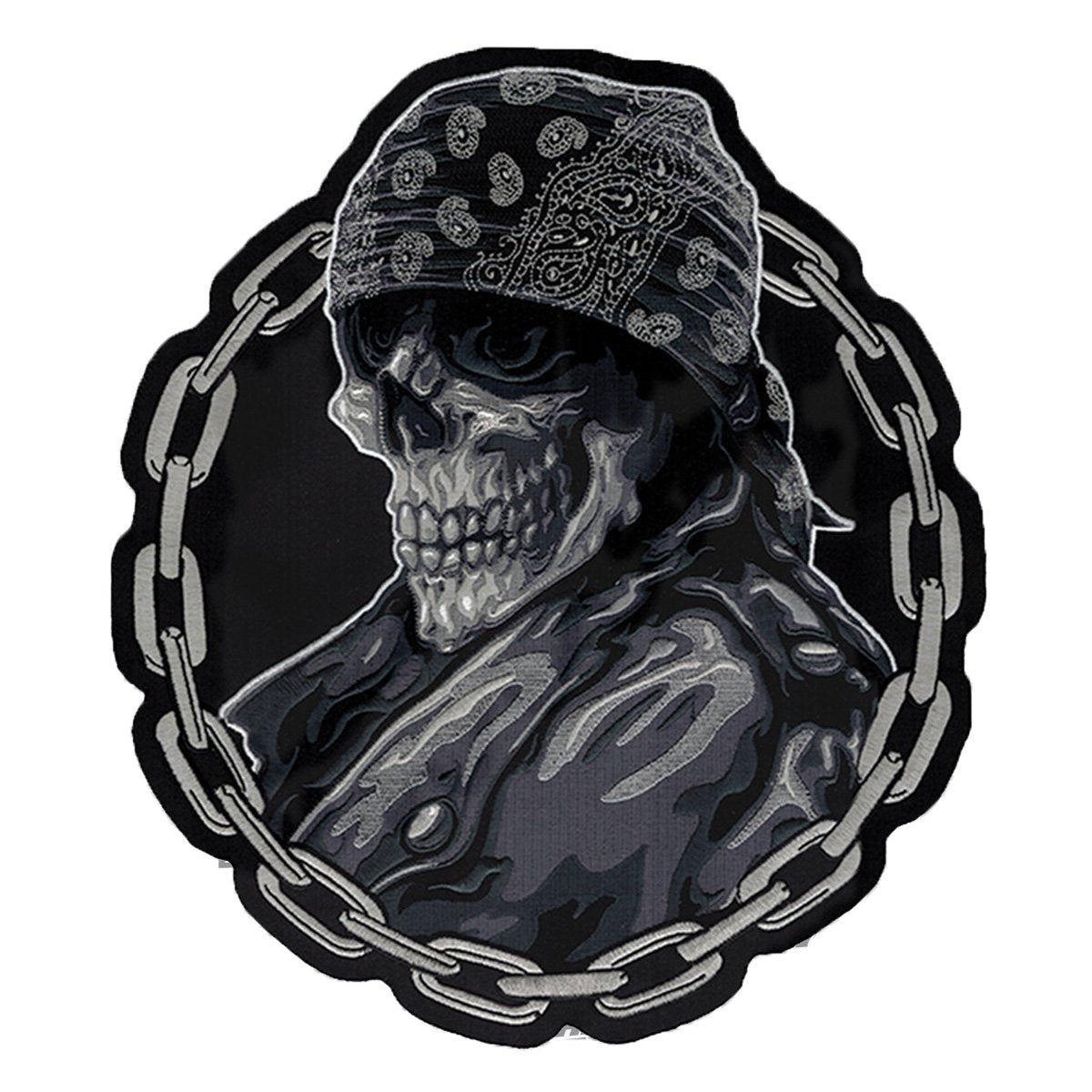 Biker From Hell Embroidered Patch