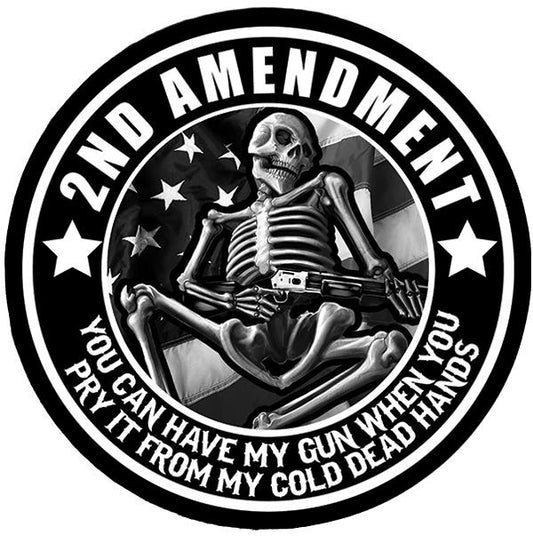 2nd Amendment Skeleton Patch
