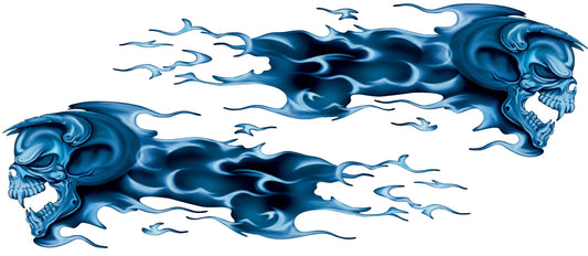 Blue Flame Skull Set