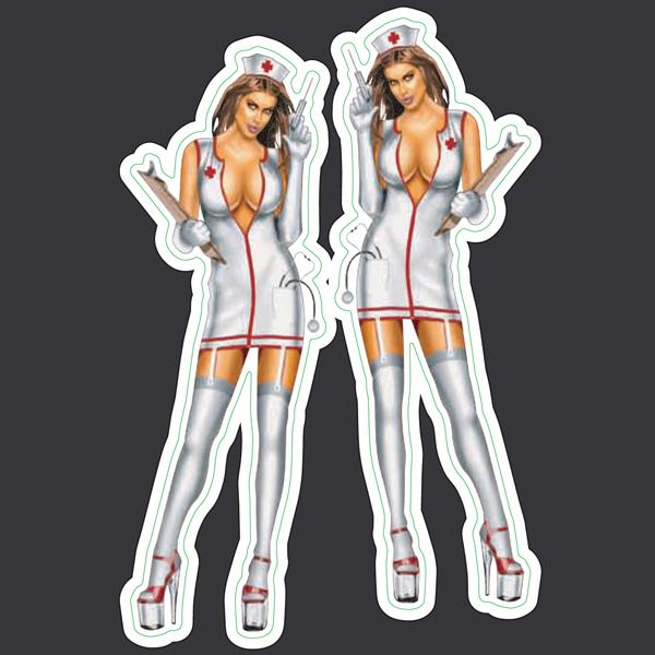 Naughty Nurse - Mini Decal