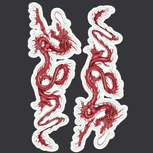 Red Dragons - Mini Decal