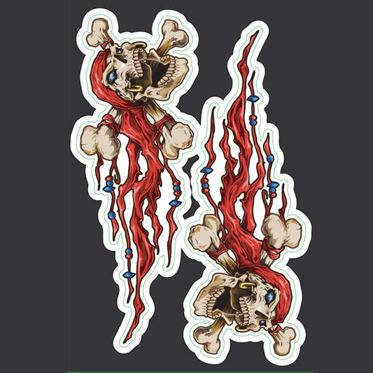 Pirate Skulls - Mini Decal