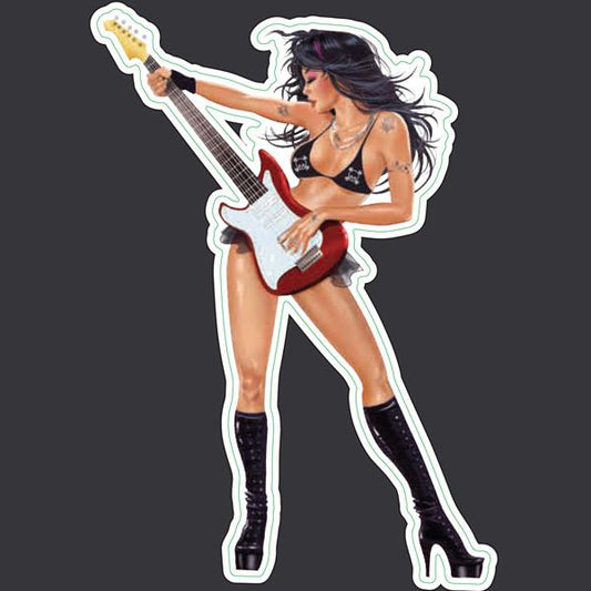 Rocker Girl - Mini Decal