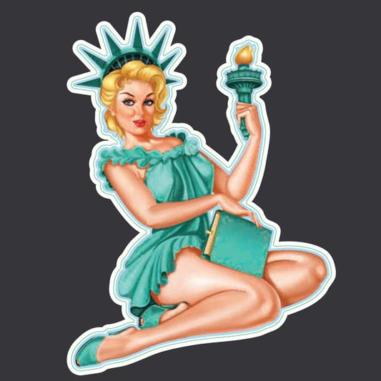 Liberty Pinup - Mini Decal
