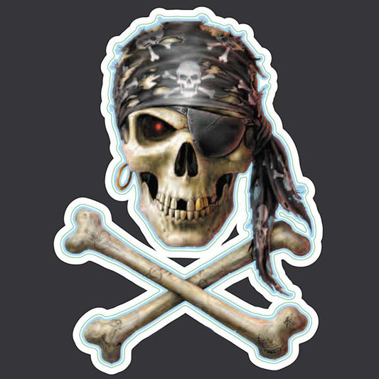 Pirate Skull - Mini Decal