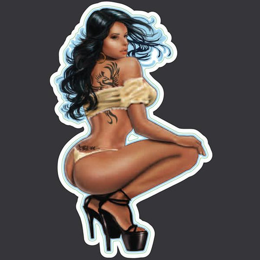 Latino Girl - Mini Decal