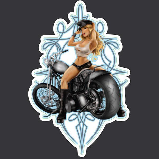 Bobber Pinup - Mini Decal