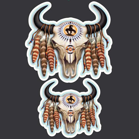 Cow Skull - Mini Decal