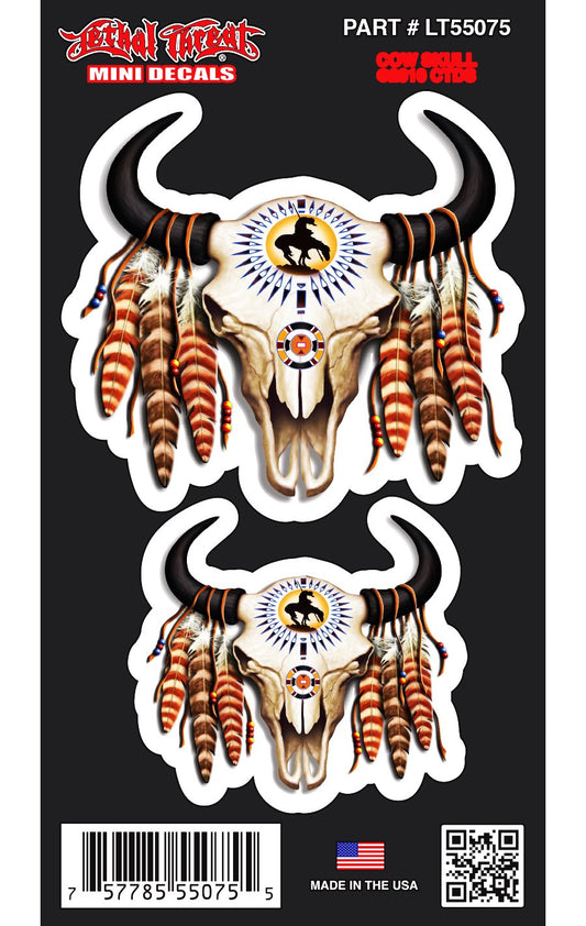 Cow Skull - Mini Decal