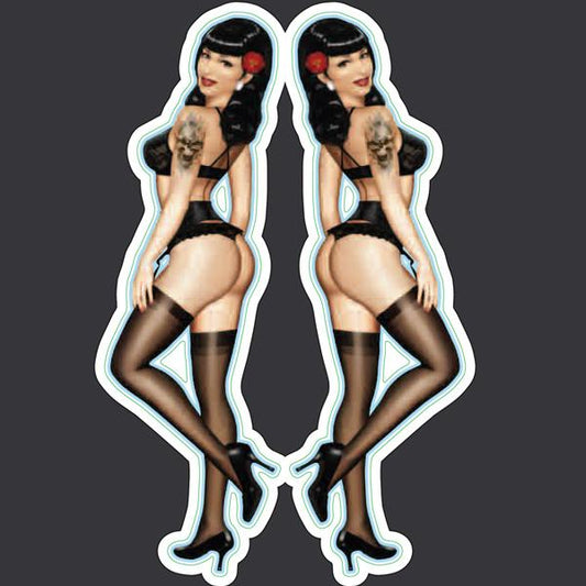 Vintage Pinup - Mini Decal