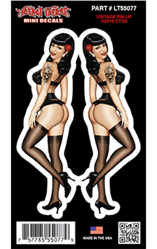 Vintage Pinup - Mini Decal