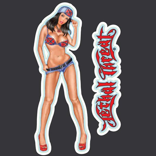 Rebel Girl - Mini Decal