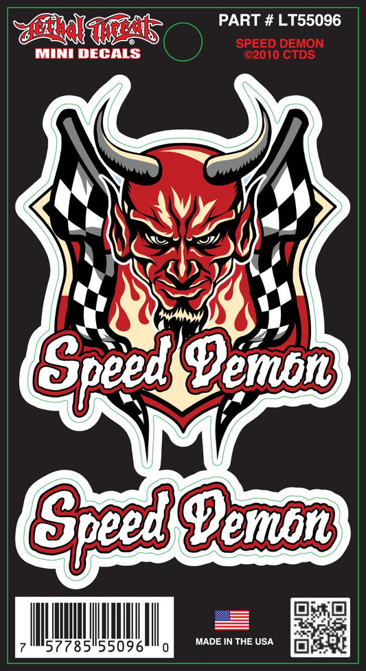 Speed Demon - Mini Decal