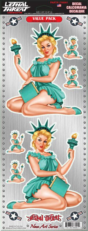 Vintage Liberty Pinup