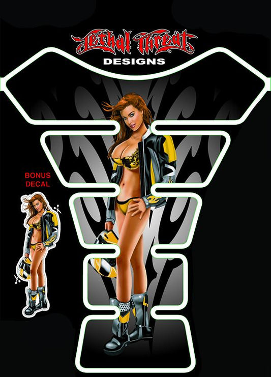 Yellow Sport Babe Tankpad