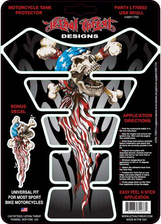 USA Skull Tankpad