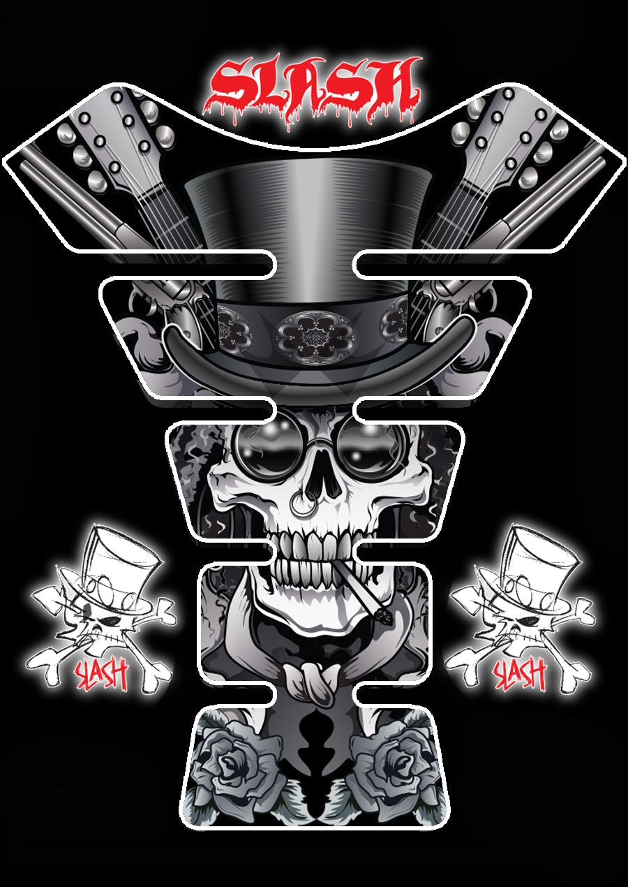 Slash Skull Tank Pad