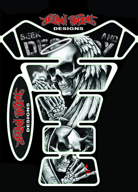 Angel Devil Skull Tankpad