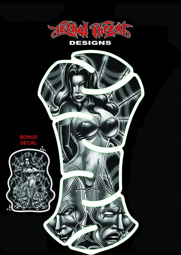 Spider Babe Rounded Tank Pad