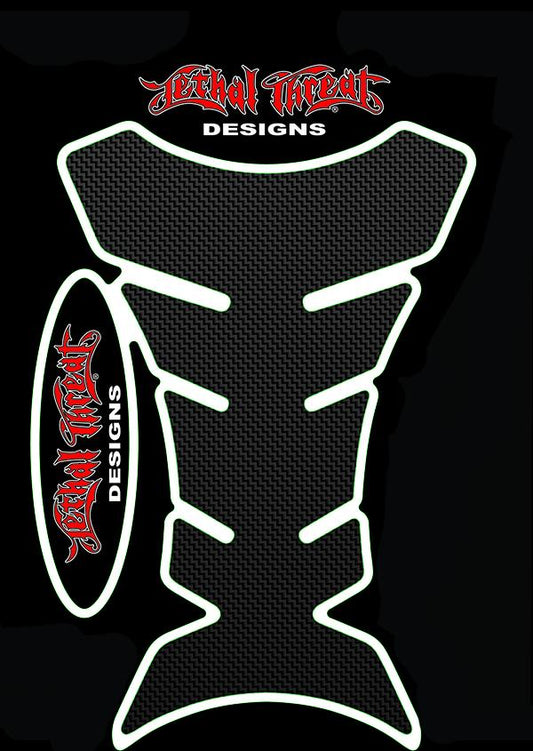 Carbor Fiber Single Rounded Tank Pad