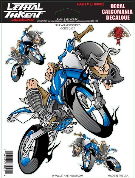 Blue Air Motocross Decal