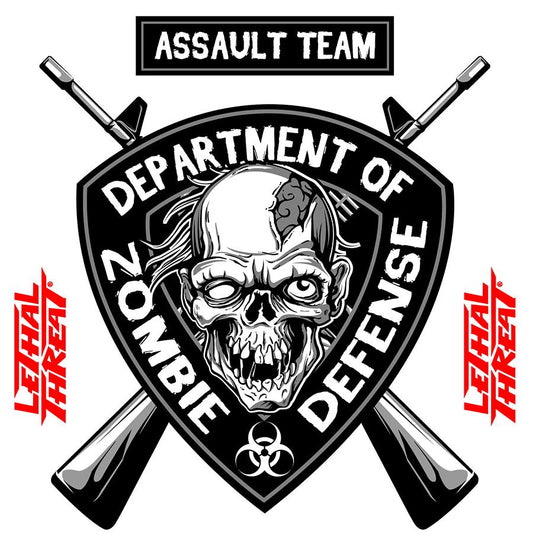 Zombie Defense Decal