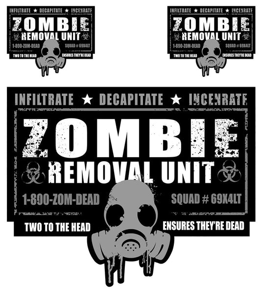Zombie Removal Unit Decal