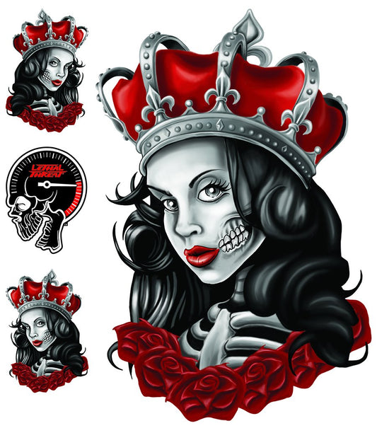 Skull Queen Decal