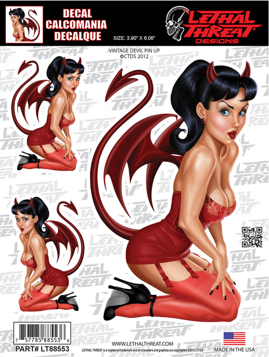 Vintage Devil Pinup
