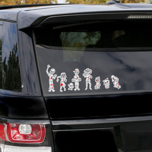 Zombie Family  Sticker