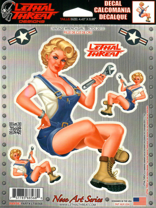 Vintage Wrench Girl