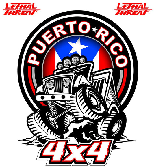 Puerto Rico 4×4 Decal