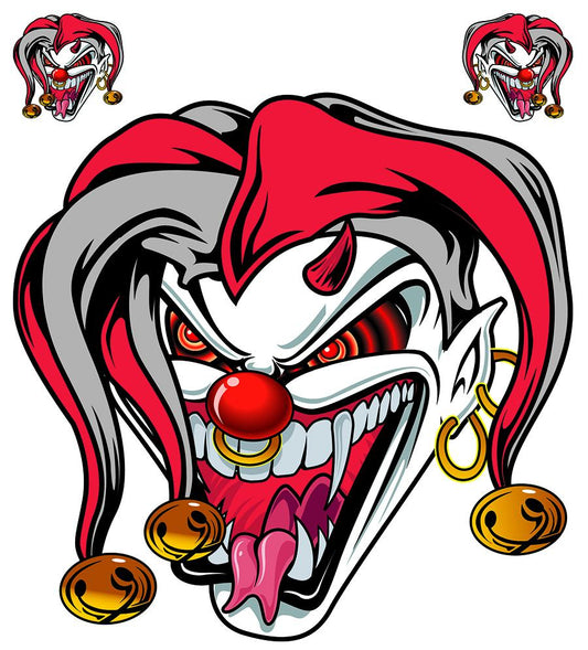 Jester Head Decal